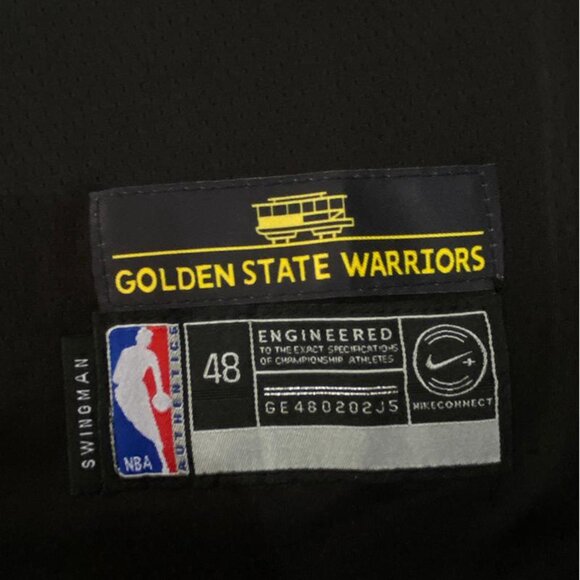 Nike Golden State Warriors Curry No.30 Black Jersey - Picture 2 of 6